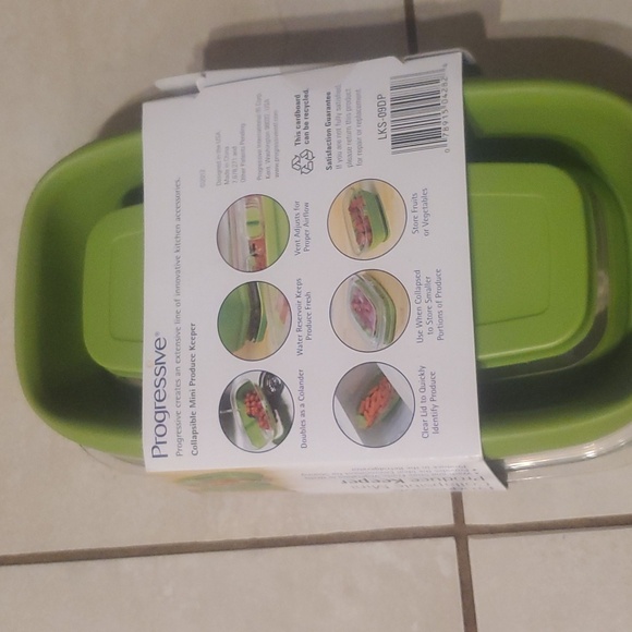 NWT Progressive Collapsible Mini Produce Keeper 2qt - Picture 2 of 4